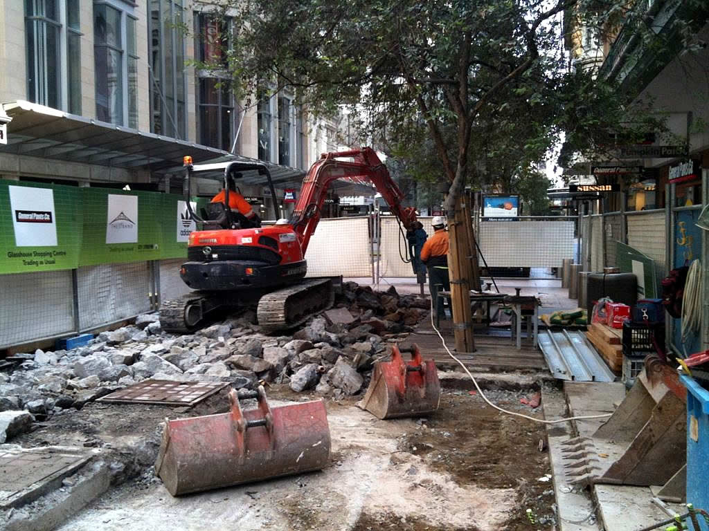 pitt street mall reconstruction sydney