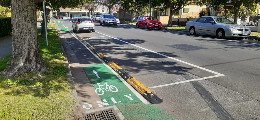 tactical pop up cycleways
