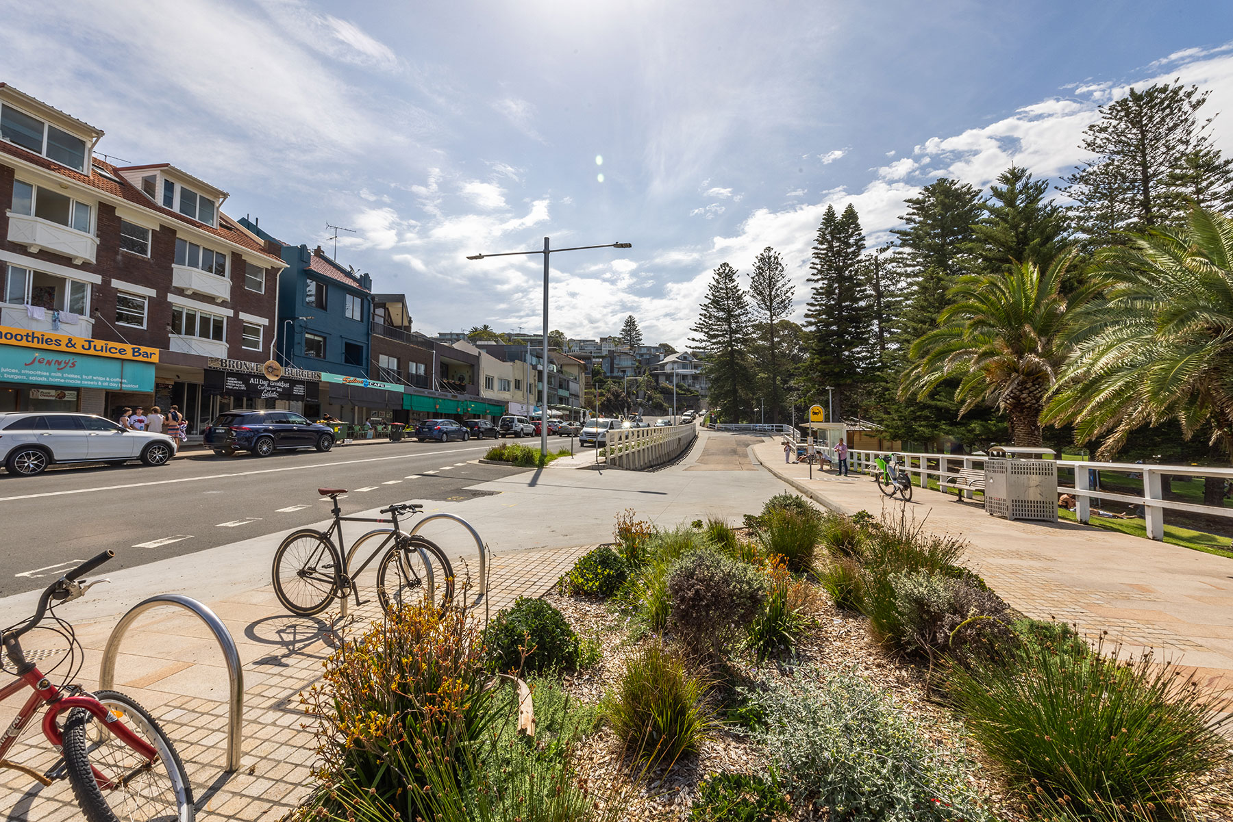 qmc group projects roads and cycleways Bronte Cutting and Village Upgrade